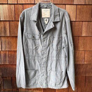 EUC John Varvatos x Converse Grey Chore Coat Utility Jacket in Men's X-Large
